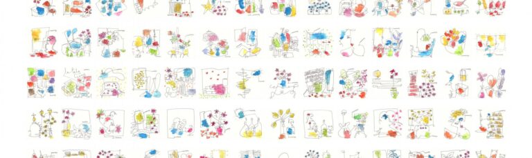 El showroom de Vitra en Madrid presenta una selección de obras del artista @mariano_dibuja realizadas durante los últimos meses.