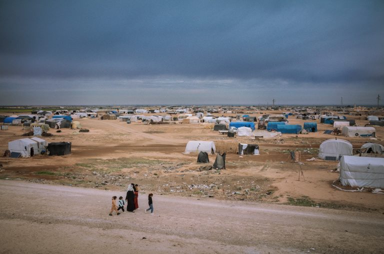 Campo para personas desplazadas en el noreste de Siria. ©Guillem Trius