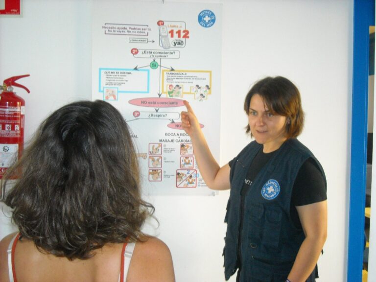 Educación para la Salud en la sede de Metges del Món Illes Balears.