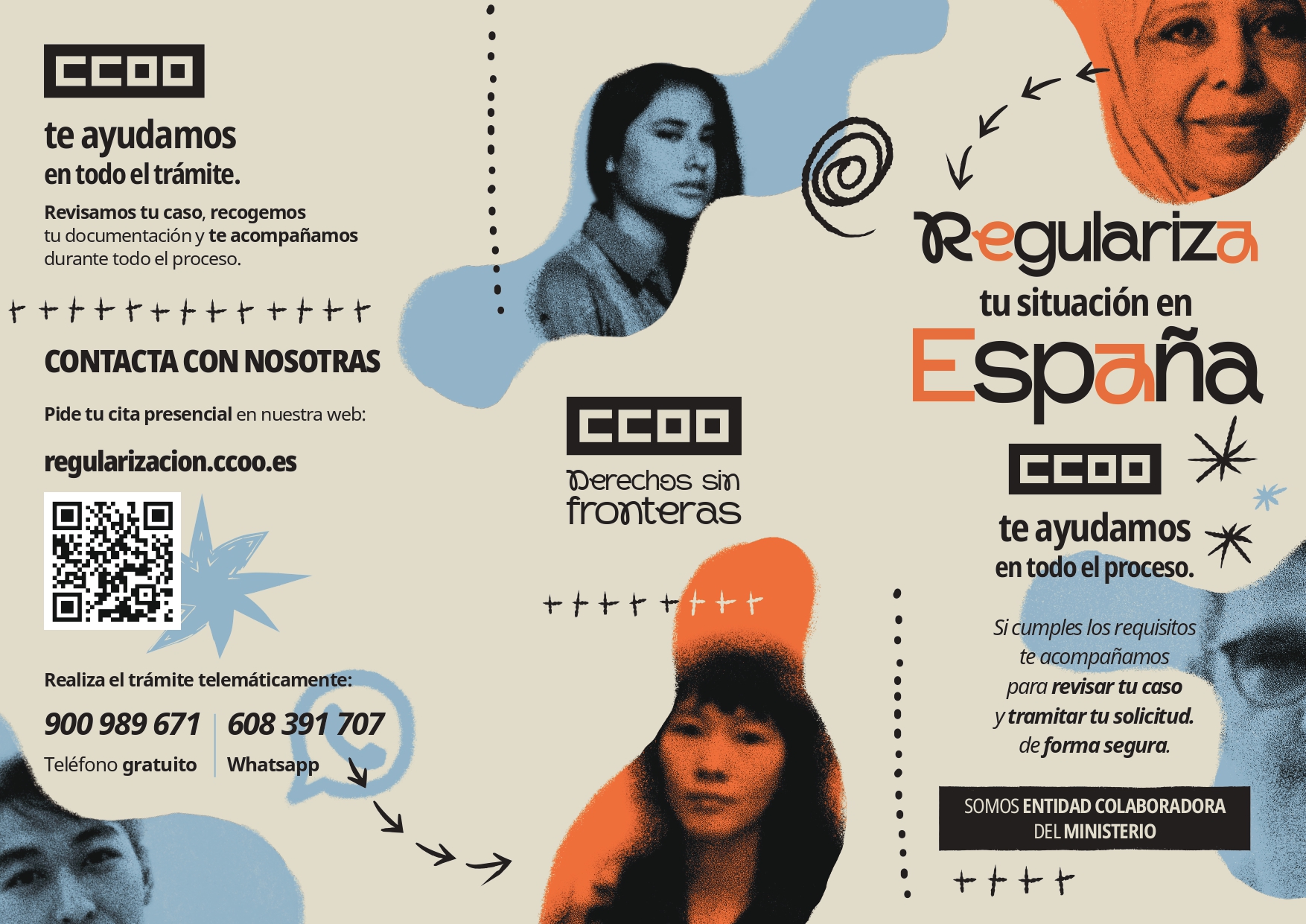 Comisiones Obreras es una de las entidades colaboradora acreditadas y ofrece acompañamiento en la tramitación de la regularización extraordinaria en España