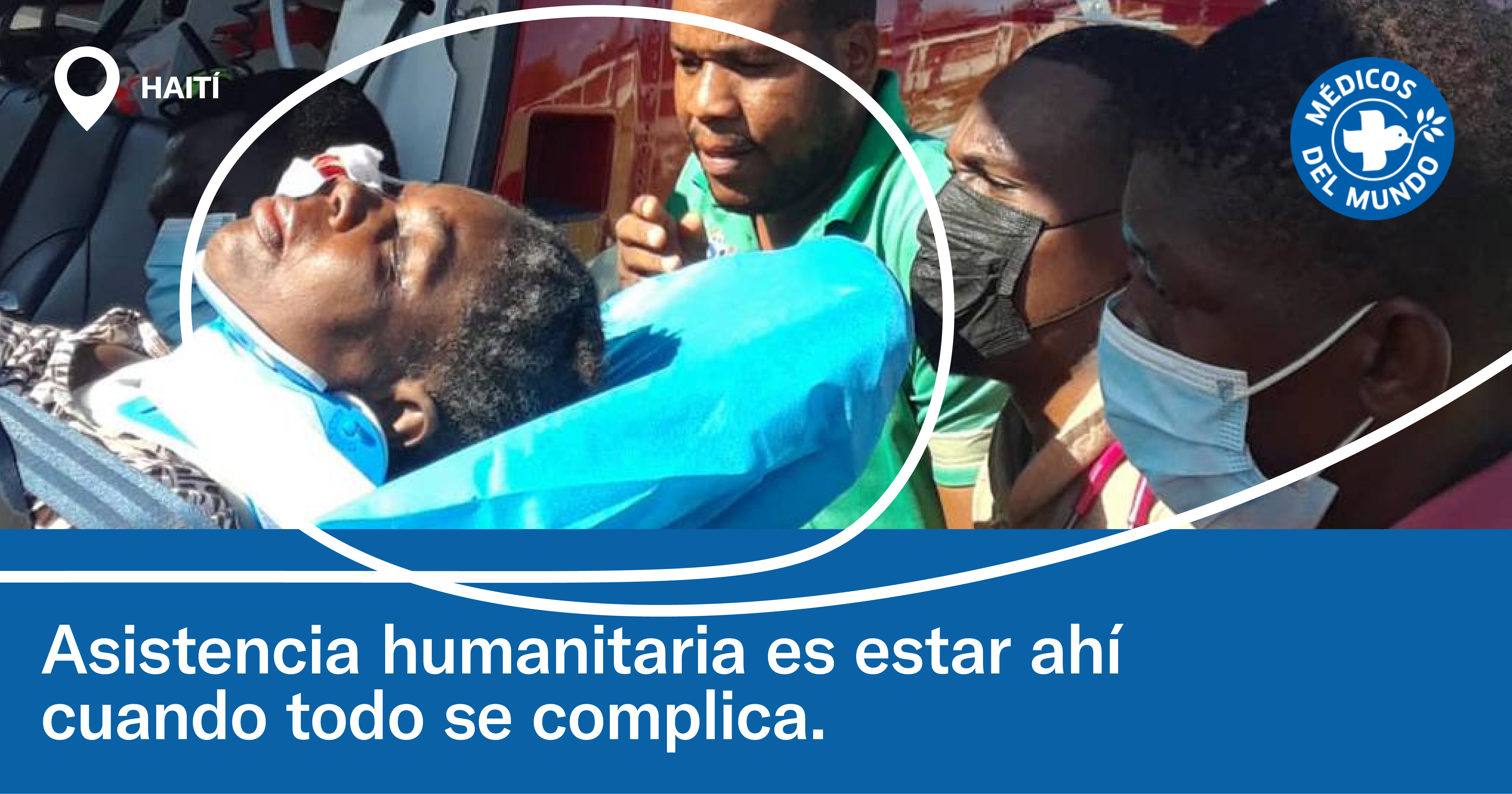 Asistencia humanitaria en el terremoto de Haití del 14 de agosto de 2021. ©Médicos del Mundo Canadá