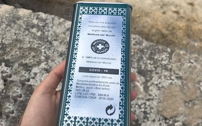 Botella de aceite del Cortijo Suerte Alta