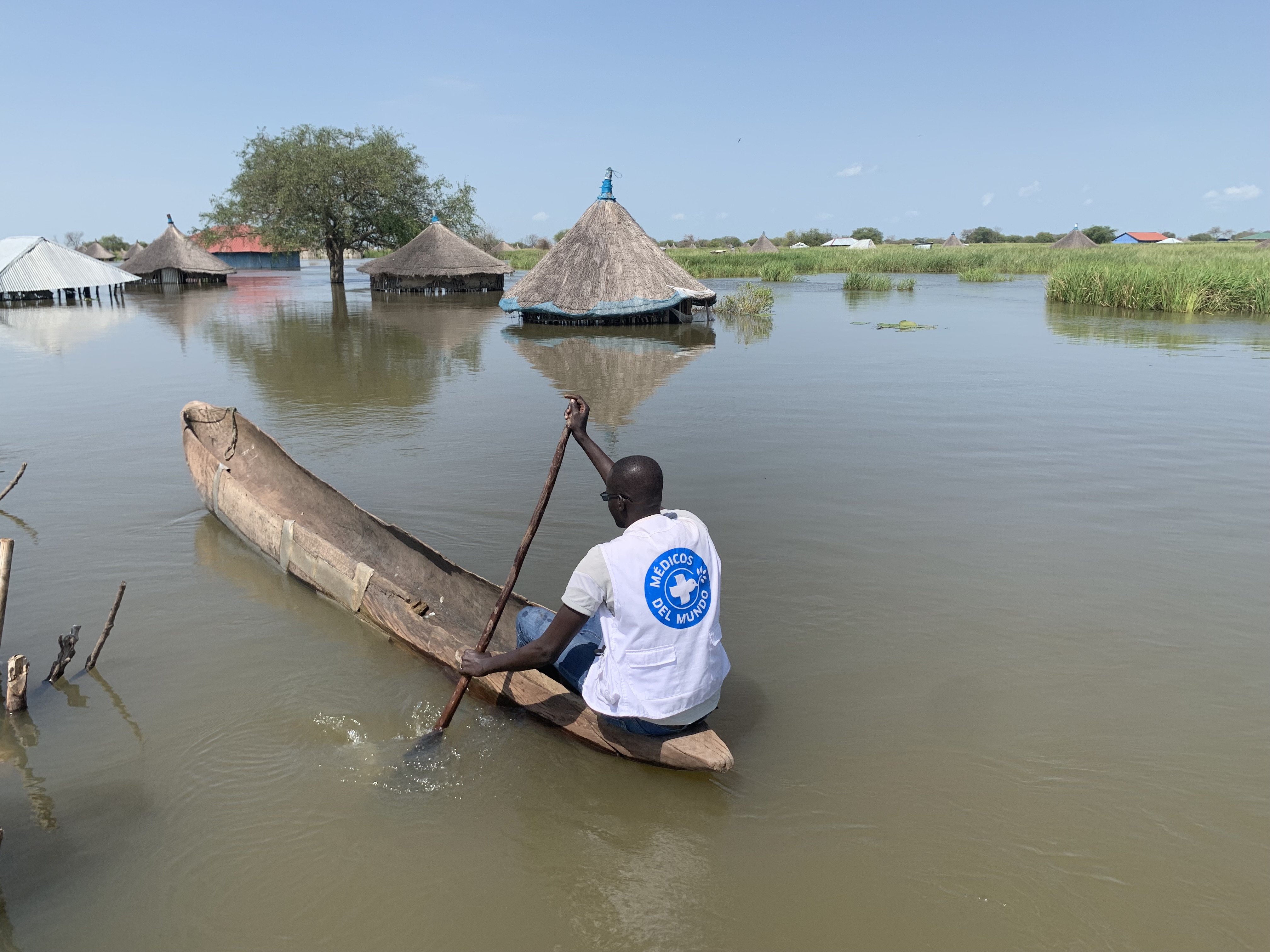 Inundaciones en Sudán del Sur.