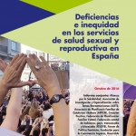 Portada del informe sobre Salud Sexual y Reproductiva 2016