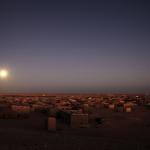 Viviendas de los campamentos de personas refugiadas saharauis.