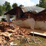 Laboratorio destruido Hospital de Ramechhap en Nepal 