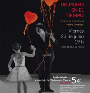 Cartel del festival de danza en el Teatro Rojas de Toledo
